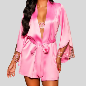 WHITNEY Sparkling Pink Robe
